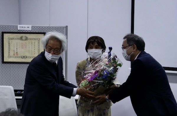 寺崎先生花束
